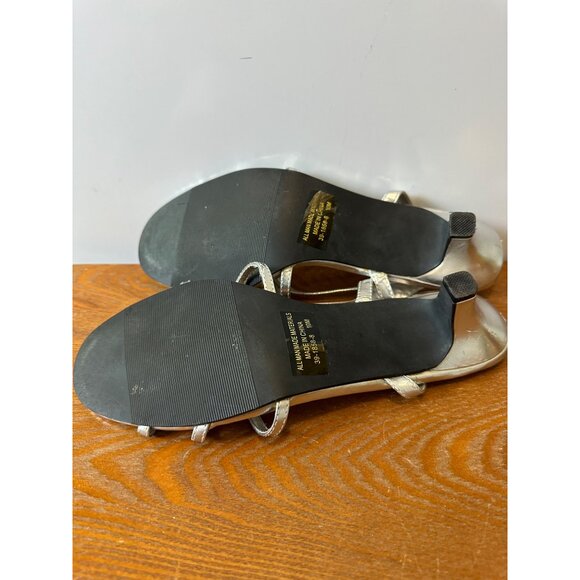 BL Boston Design Studio Women's Strappy Sandals Silver Sz 10 Sku 2825 - Picture 10 of 14